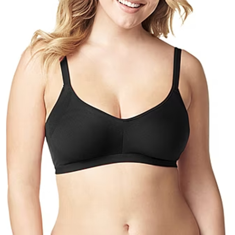 Olga by Warner's Easy Does It Black Seamless Wire Free T-Shirt Bra Size‎ Medium
